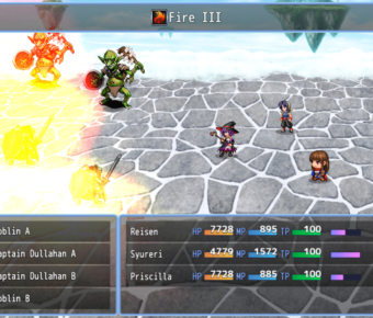 FF Style Battle UI